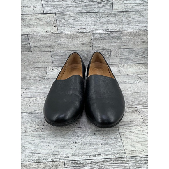 Dansko Fawna Black Leather Loafers Slip On Shoes Womens Size 37 EU 6.5-7 US - Picture 4 of 14